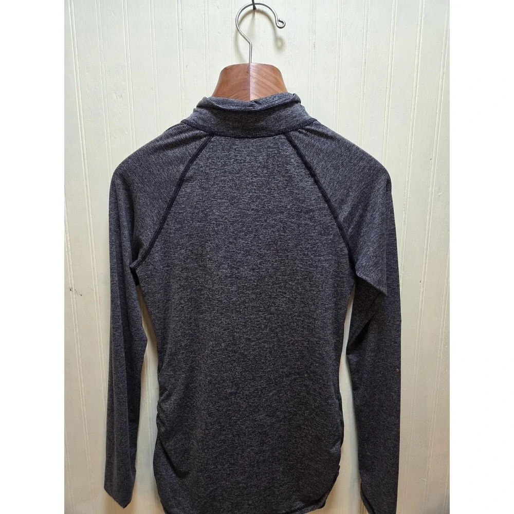 The‎ North Face Pullover Womens Small Gray FlashDry 1/4 Zip Athletic Running Top - Picture 3 of 7